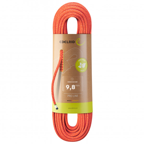 Edelrid - Heron Eco Dry 9,8 - Einfachseil Gr 50 m;60 m;70 m;80 m bunt Edelrid - Heron Eco Dry 9,8 - Einfachseil Gr 50 m;60 m;70 m;80 m bunt von Edelrid