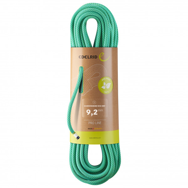 Edelrid - Hummingbird Eco Dry 9,2 mm - Einfachseil Gr 30 m bunt von Edelrid