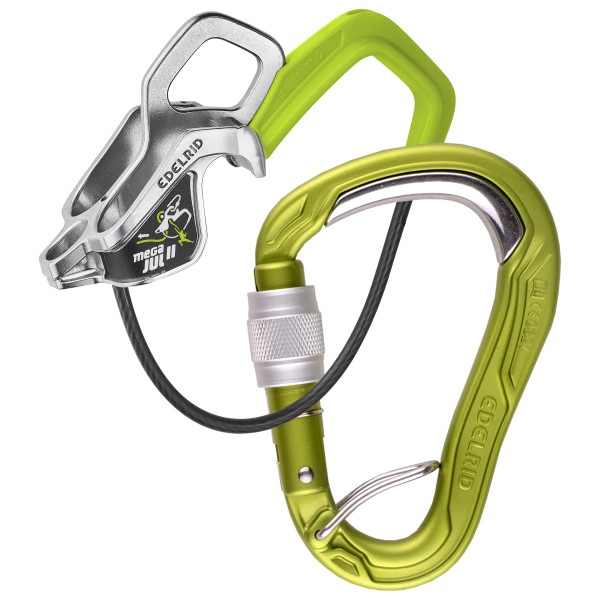 Edelrid - Mega Jul II Belay Kit Bulletproof Screw - Sicherungsgerät oasis von Edelrid