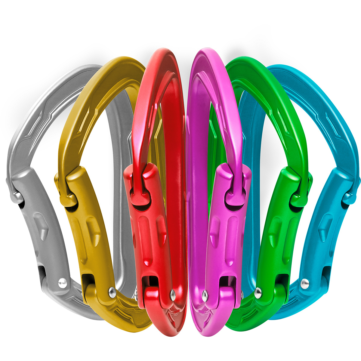 Edelrid Mission Sixpack II Karabiner (6er Pack) von Edelrid