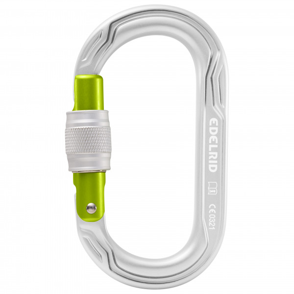 Edelrid - Oval Power 2500 Screw II - Schraubkarabiner grau Edelrid - Oval Power 2500 Screw II - Schraubkarabiner grau von Edelrid