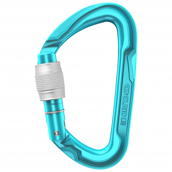 Edelrid - Pure Screw III - Schraubkarabiner bunt;grau;türkis von Edelrid