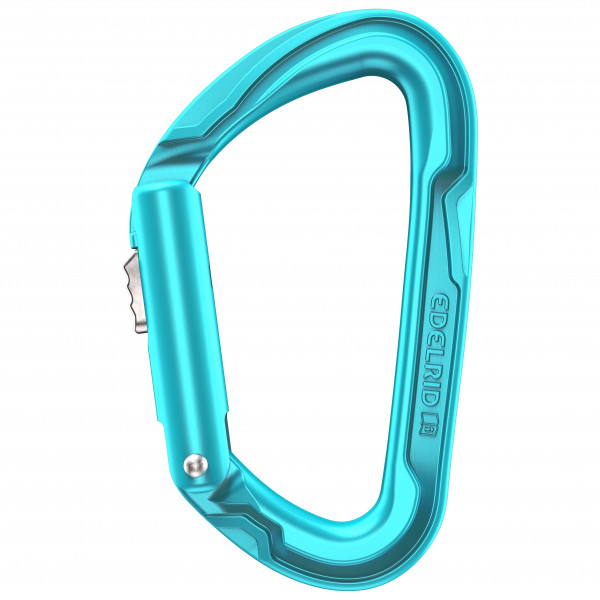 Edelrid - Pure Slider III - Verschlusskarabiner türkis von Edelrid