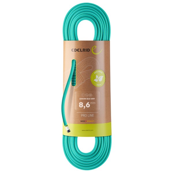 Edelrid - Siskin Eco Dry 8,6 - Einfachseil Gr 50 m;60 m;70 m;80 m bunt;grün Edelrid - Siskin Eco Dry 8,6 - Einfachseil Gr 50 m;60 m;70 m;80 m bunt;grün von Edelrid