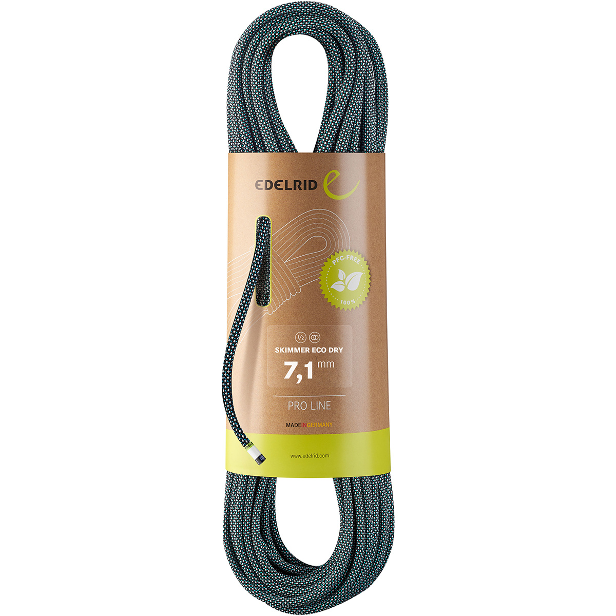 Edelrid Skimmer Eco Dry 7,1mm Halbseil von Edelrid