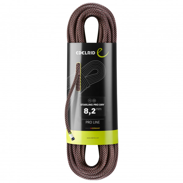 Edelrid - Starling Pro Dry 8.2 mm - Halbseil Gr 60 m grau von Edelrid