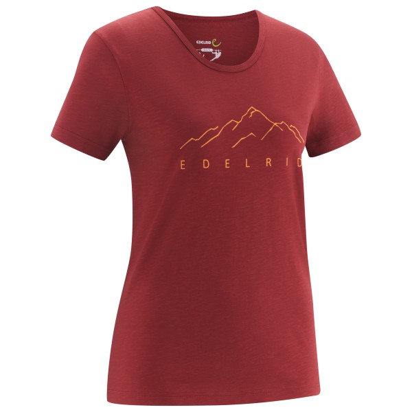 Edelrid - Women's Highball T-Shirt V - T-Shirt Gr S rot von Edelrid