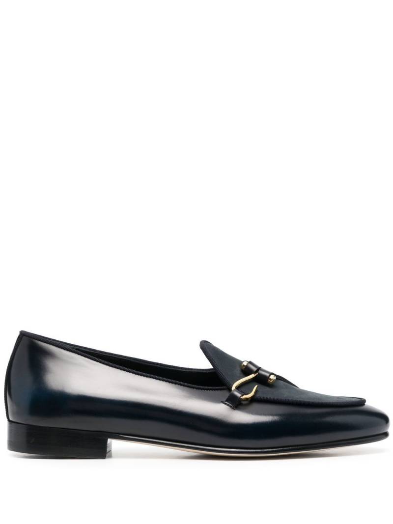 Edhen Milano Comporta polished leather loafers - Blue von Edhen Milano