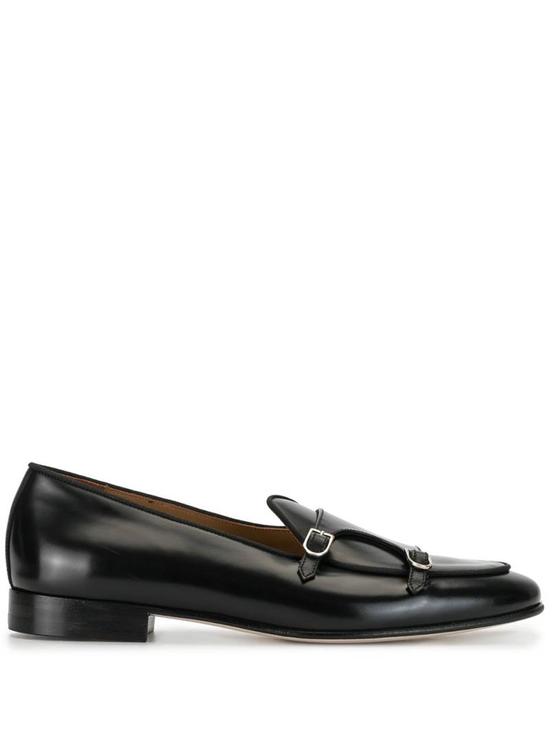 Edhen Milano double monk strap loafers - Black von Edhen Milano