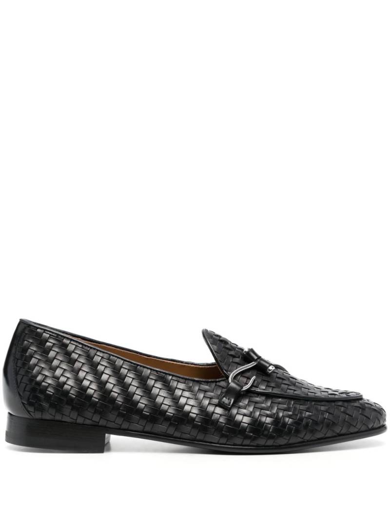 Edhen Milano interwoven-design leather loafers - Black von Edhen Milano