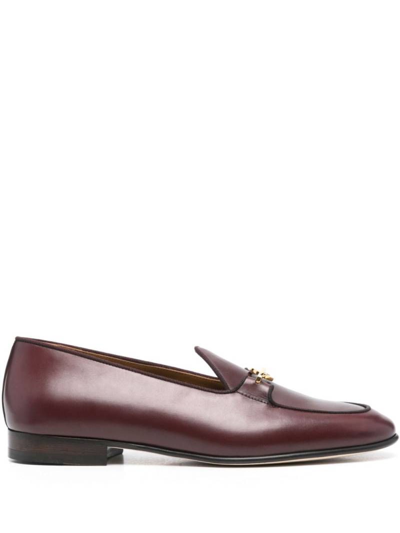 Edhen Milano leather loafers - Red von Edhen Milano