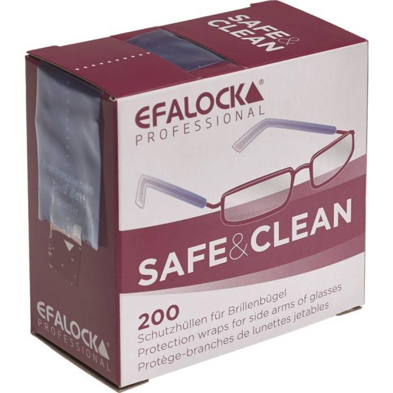 Efalock Brillenbügelschutz SAFE & CLEAN 200Stk von Efalock