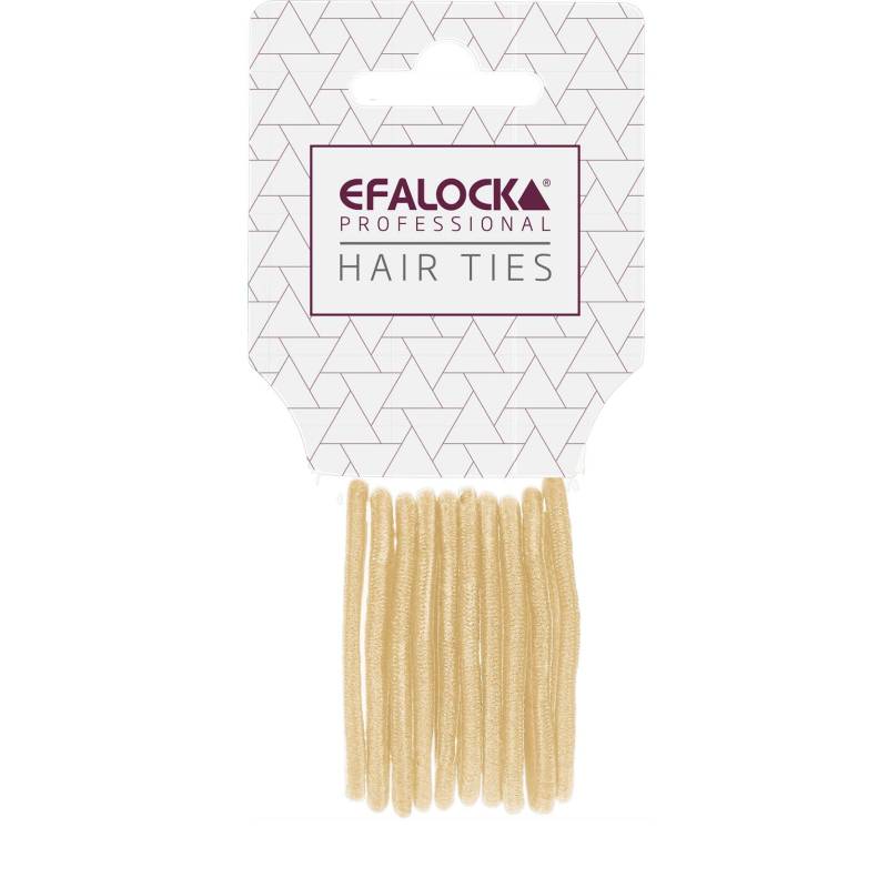 Efalock Haargummi klein blond 10Stk von Efalock