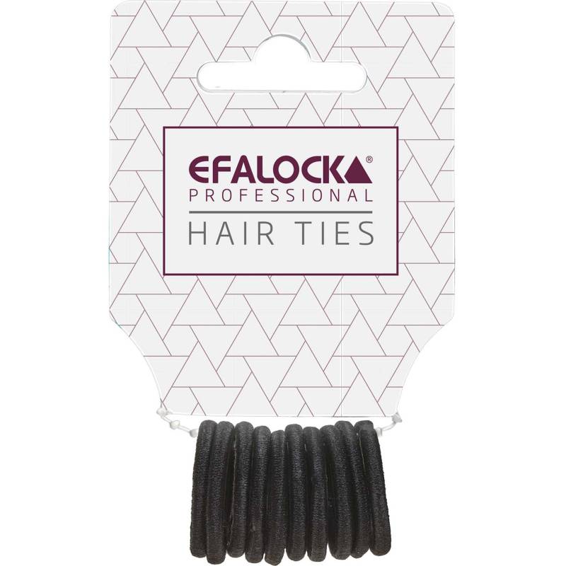 Efalock Haargummi mini schwarz 10Stk von Efalock