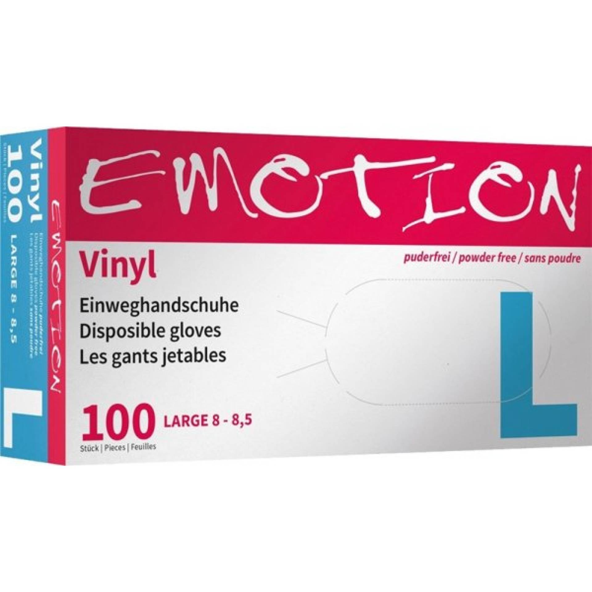 Efalock Vinyl-Handschuhe L gepudert Emotion von Efalock