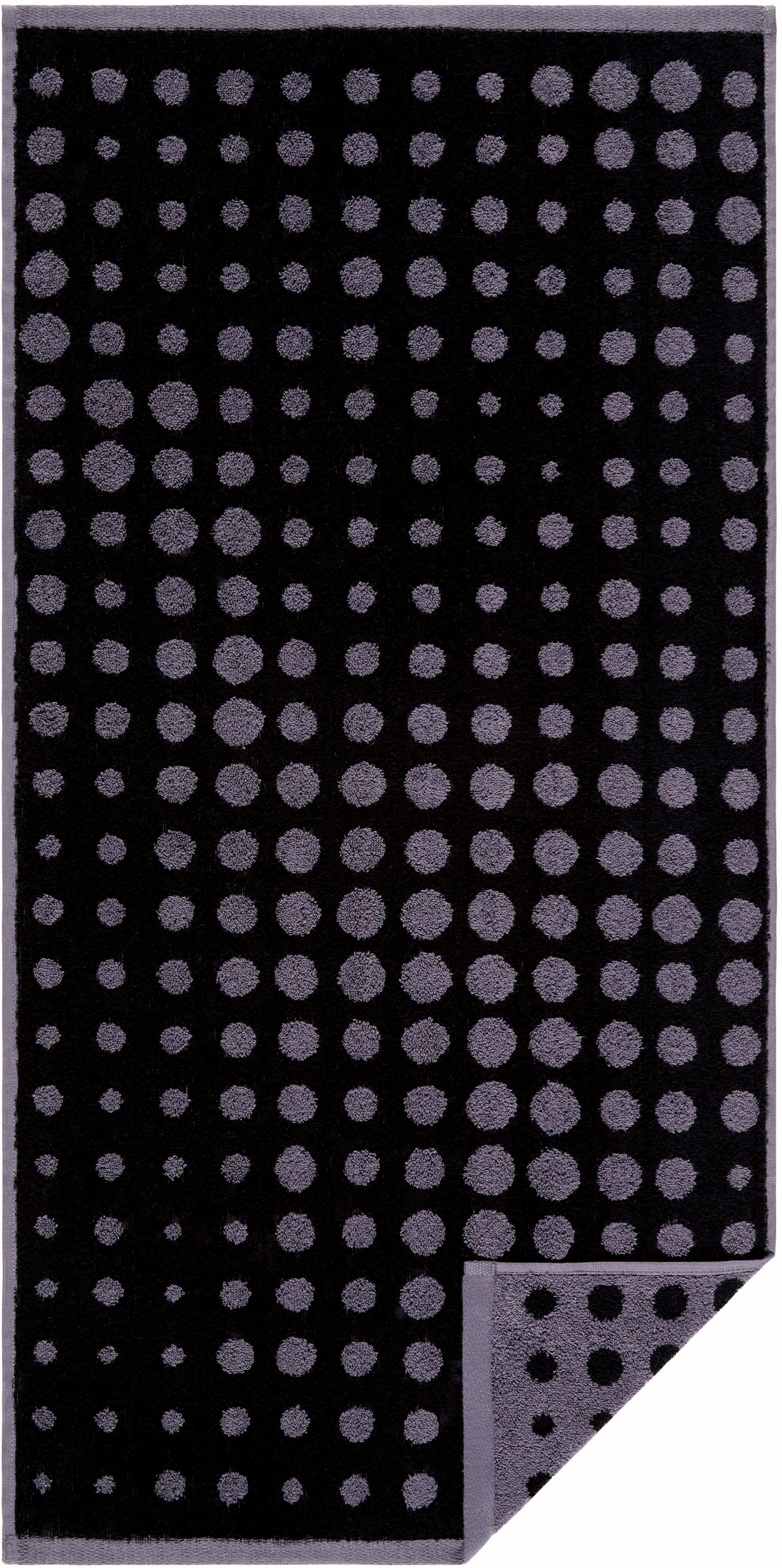 Egeria Badetuch »DOT«, (1 St., Badetuch 70 x 140 cm), Double Face mit Punkten, reine Baumwolle von Egeria