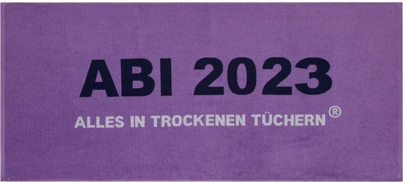 Egeria Strandtuch »ABI 2023«, (1 St., Strandtuch 75 x 180 cm), 75x180 cm, "ABI 2023-Alles in trockenen Tüchern" von Egeria