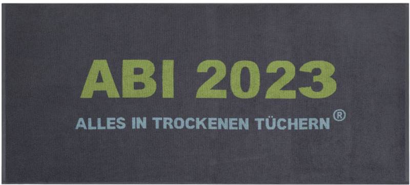 Egeria Strandtuch »ABI 2023«, (1 St., Strandtuch 75 x 180 cm), 75x180 cm, "ABI 2023-Alles in trockenen Tüchern" von Egeria