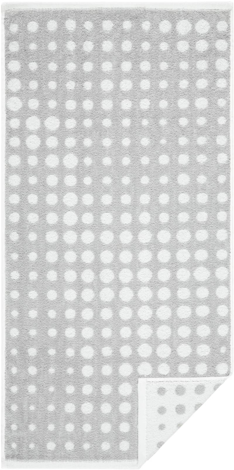 Egeria Handtücher »DOT«, (2 St., 2er Set Handtücher 50 x 100 cm), Double Face mit Punkten, reine Baumwolle von Egeria