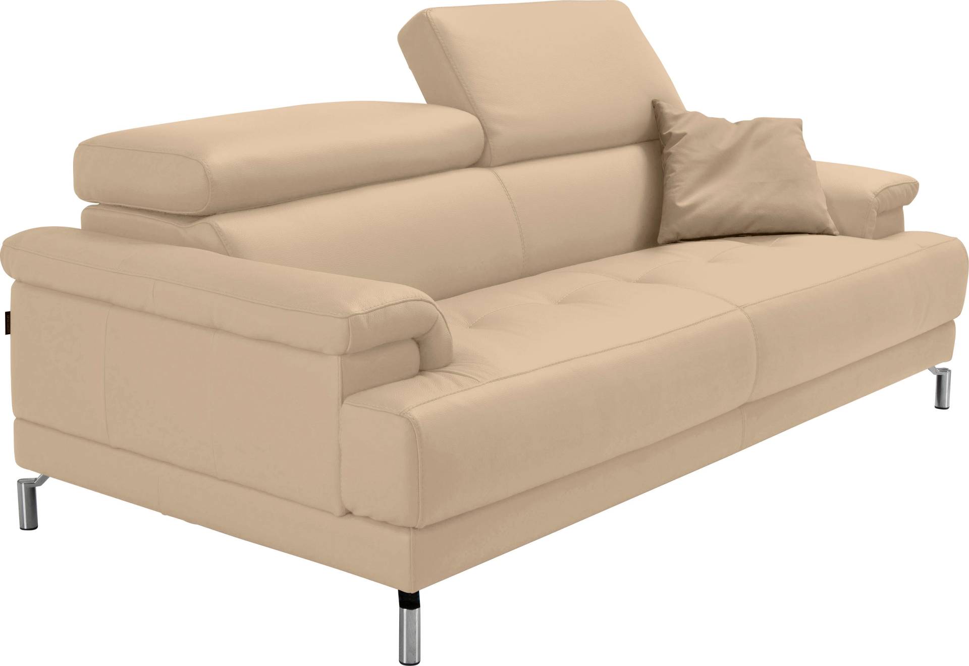 Egoitaliano 2,5-Sitzer »Soul, Design und Sitzkomfort auf hohem Niveau, tolle Details«, inkl. Kopfteilverstellung für noch mehr Komfort, Designfuss Egoitaliano 2,5-Sitzer »Soul, Design und Sitzkomfort auf hohem Niveau, tolle Details«, inkl. Kopfteilverstellung für noch mehr Komfort, Designfuss von Egoitaliano