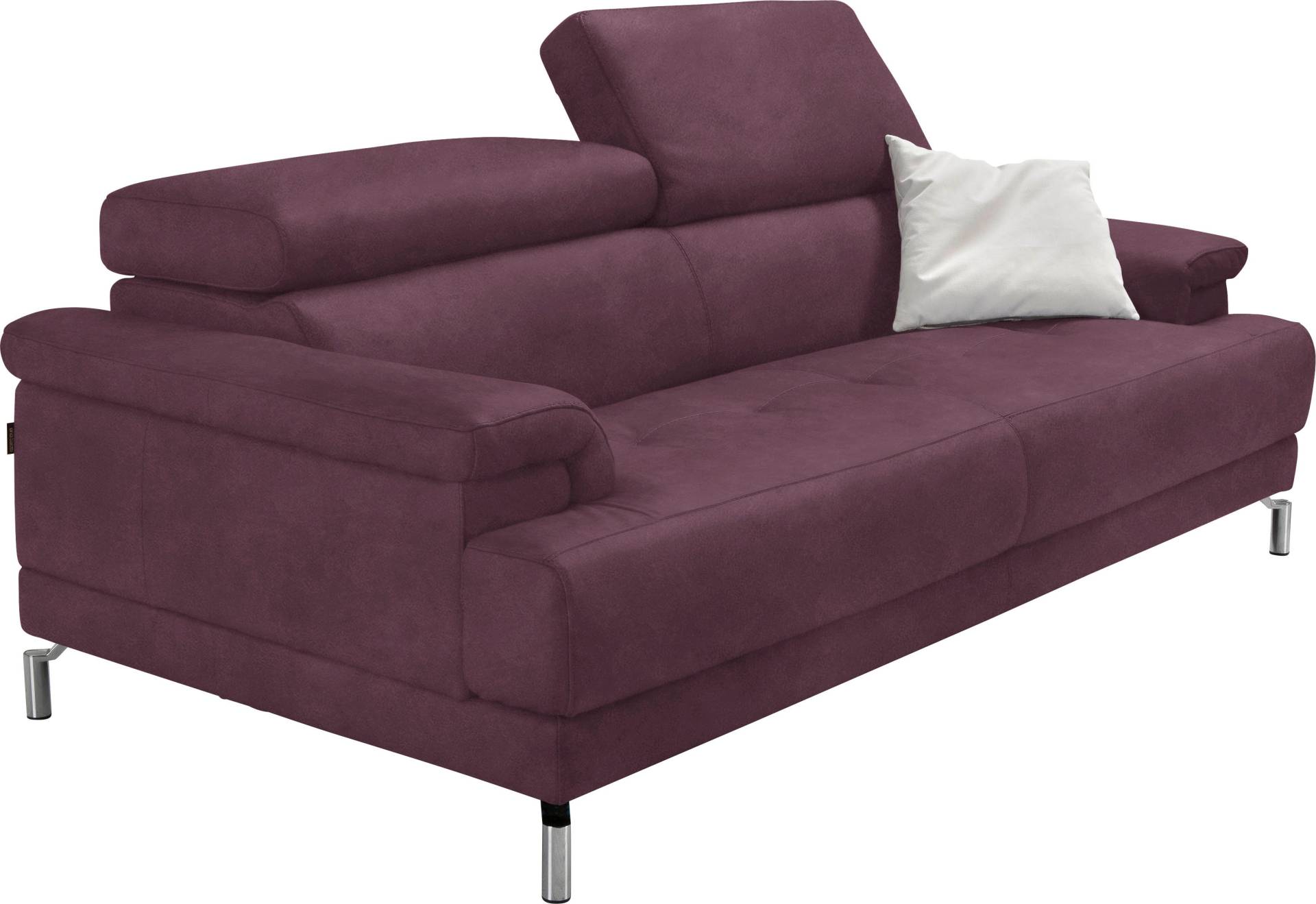 Egoitaliano 2,5-Sitzer »Soul, Design und Sitzkomfort auf hohem Niveau, tolle Details«, inkl. Kopfteilverstellung für noch mehr Komfort, Designfuss Egoitaliano 2,5-Sitzer »Soul, Design und Sitzkomfort auf hohem Niveau, tolle Details«, inkl. Kopfteilverstellung für noch mehr Komfort, Designfuss von Egoitaliano