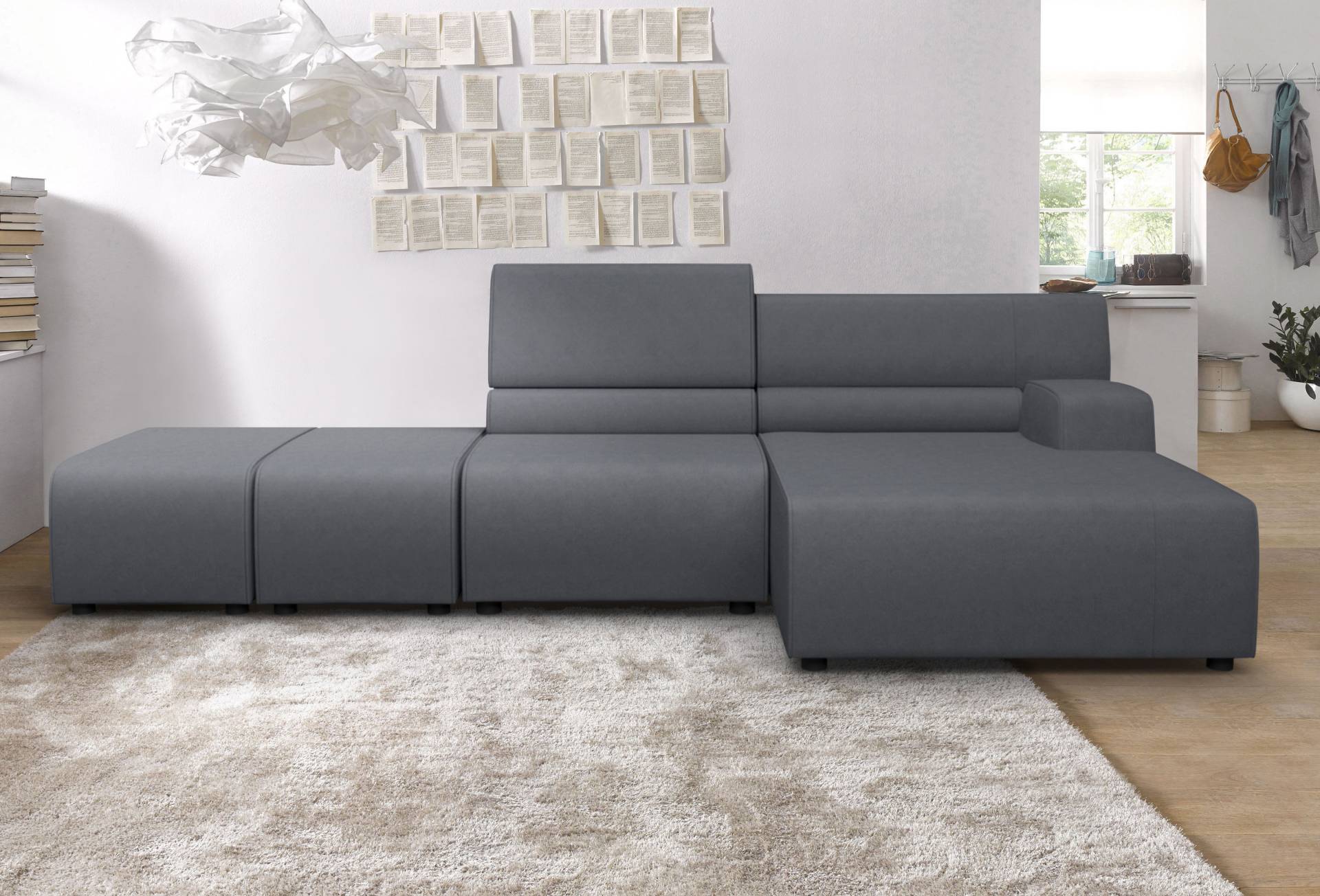 Egoitaliano Ecksofa »Babouche, Designsofa mit aussergewöhnlichem Sitzkomfort zum Wohlfühlen« von Egoitaliano