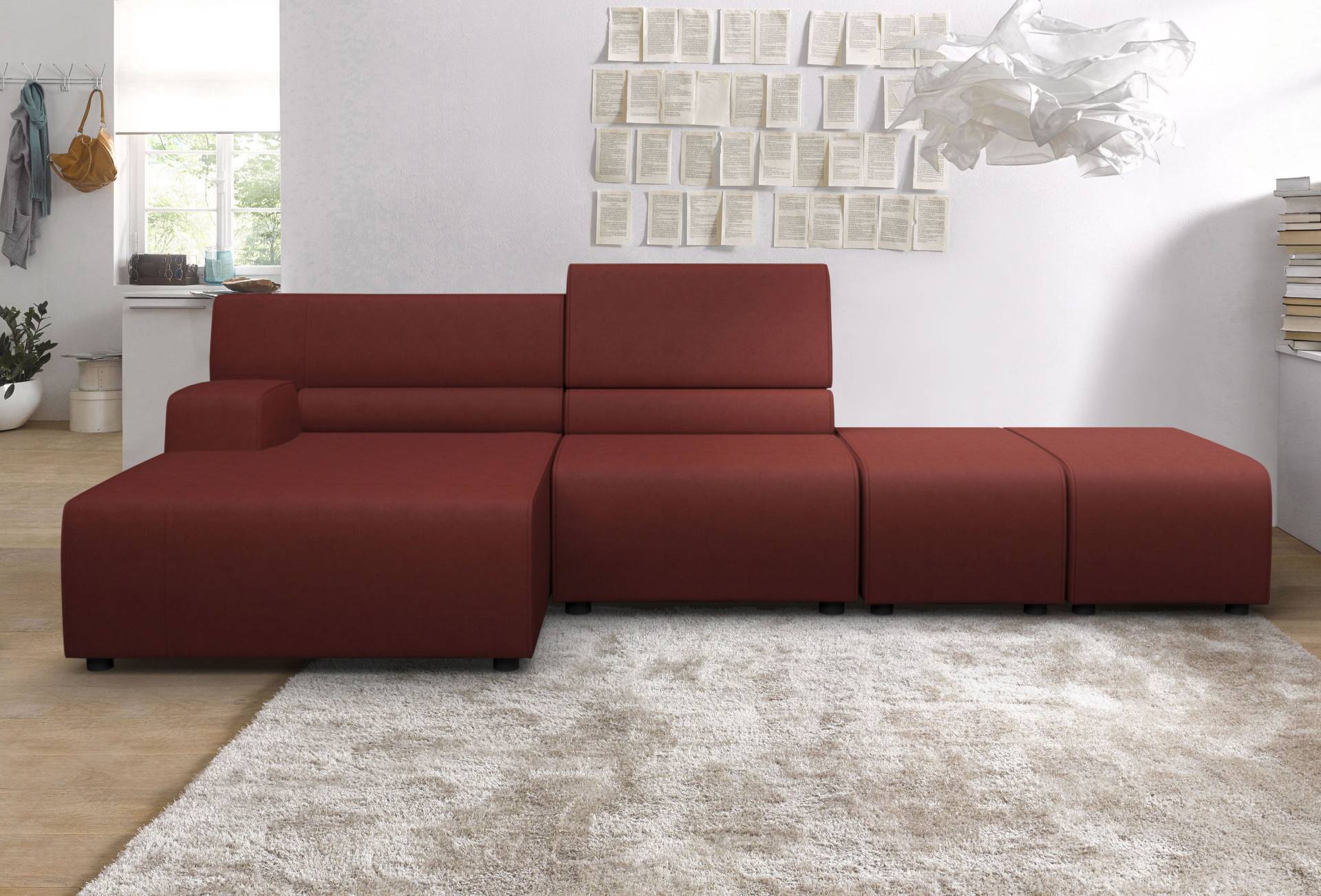 Egoitaliano Ecksofa »Babouche, Designsofa mit aussergewöhnlichem Sitzkomfort zum Wohlfühlen« von Egoitaliano