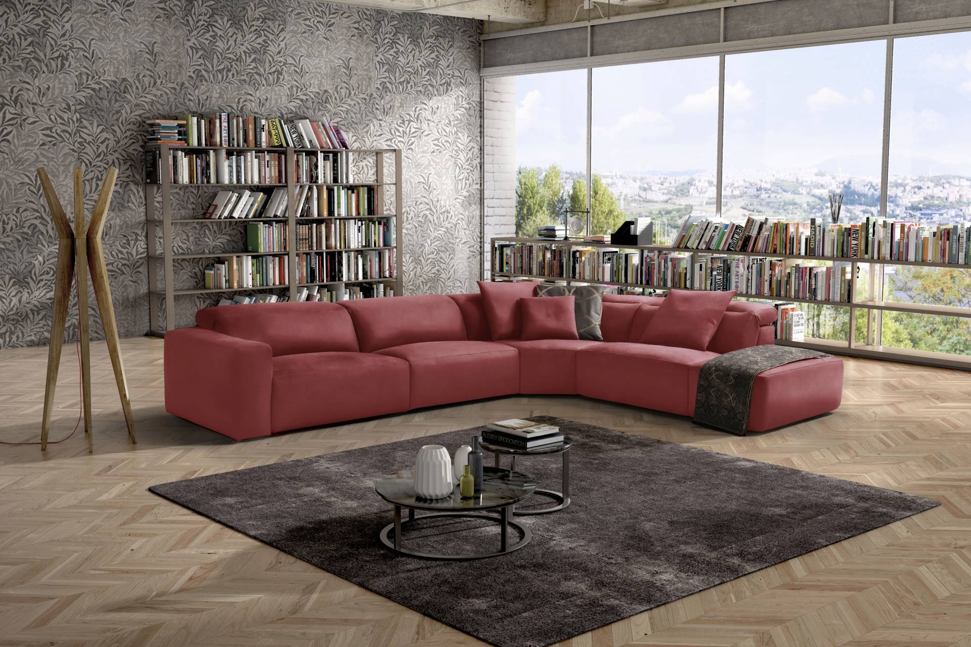 Egoitaliano Ecksofa »Beverly, extravangantes Designsofa mit erstklassigem Sitzkomfort«, wahlweise mit elektrischer Relaxfunktion, Kopfteilverstellung von Egoitaliano