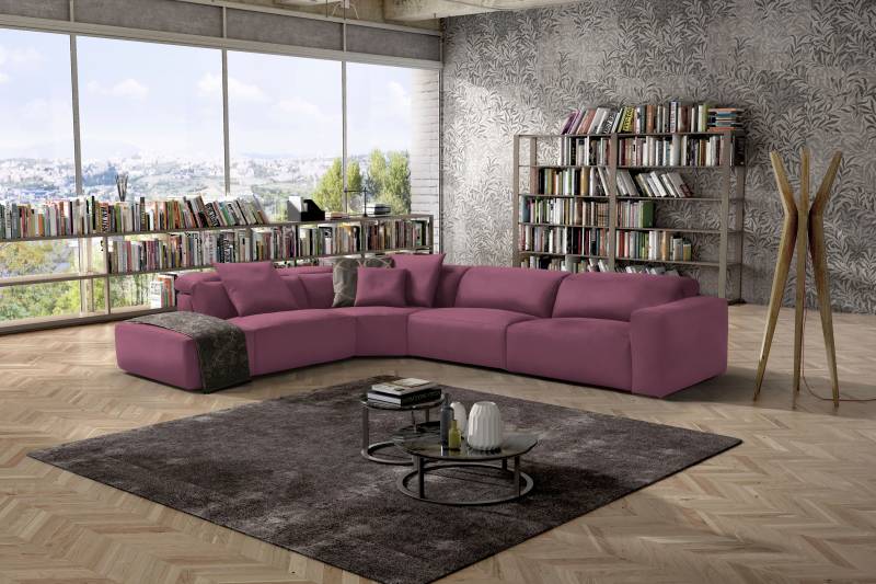 Egoitaliano Ecksofa »Beverly, extravangantes Designsofa mit erstklassigem Sitzkomfort«, wahlweise mit elektrischer Relaxfunktion, Kopfteilverstellung von Egoitaliano