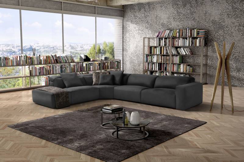 Egoitaliano Ecksofa »Beverly, extravangantes Designsofa mit erstklassigem Sitzkomfort«, wahlweise mit elektrischer Relaxfunktion, Kopfteilverstellung von Egoitaliano