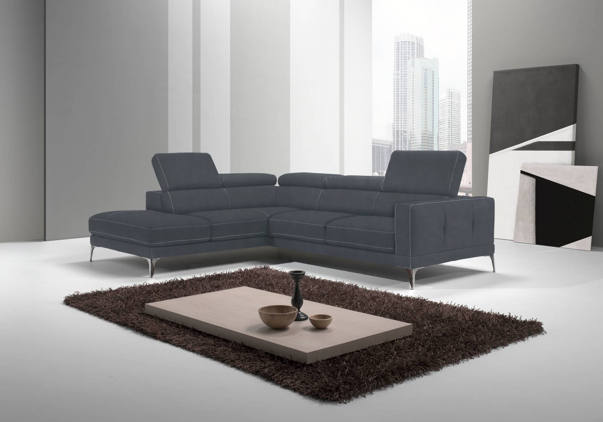 Egoitaliano Ecksofa »Claudie, Designsofa mit extrakomfortablem Sitzkomfort«, Inkl. Kopfteilverstellung, L-Form Egoitaliano Ecksofa »Claudie, Designsofa mit extrakomfortablem Sitzkomfort«, Inkl. Kopfteilverstellung, L-Form von Egoitaliano