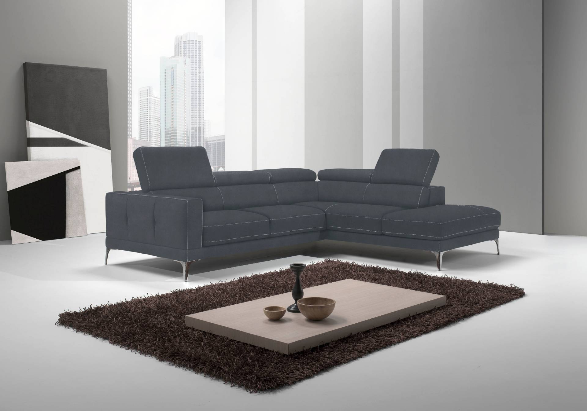 Egoitaliano Ecksofa »Claudie, Designsofa mit extrakomfortablem Sitzkomfort«, Inkl. Kopfteilverstellung, L-Form Egoitaliano Ecksofa »Claudie, Designsofa mit extrakomfortablem Sitzkomfort«, Inkl. Kopfteilverstellung, L-Form von Egoitaliano