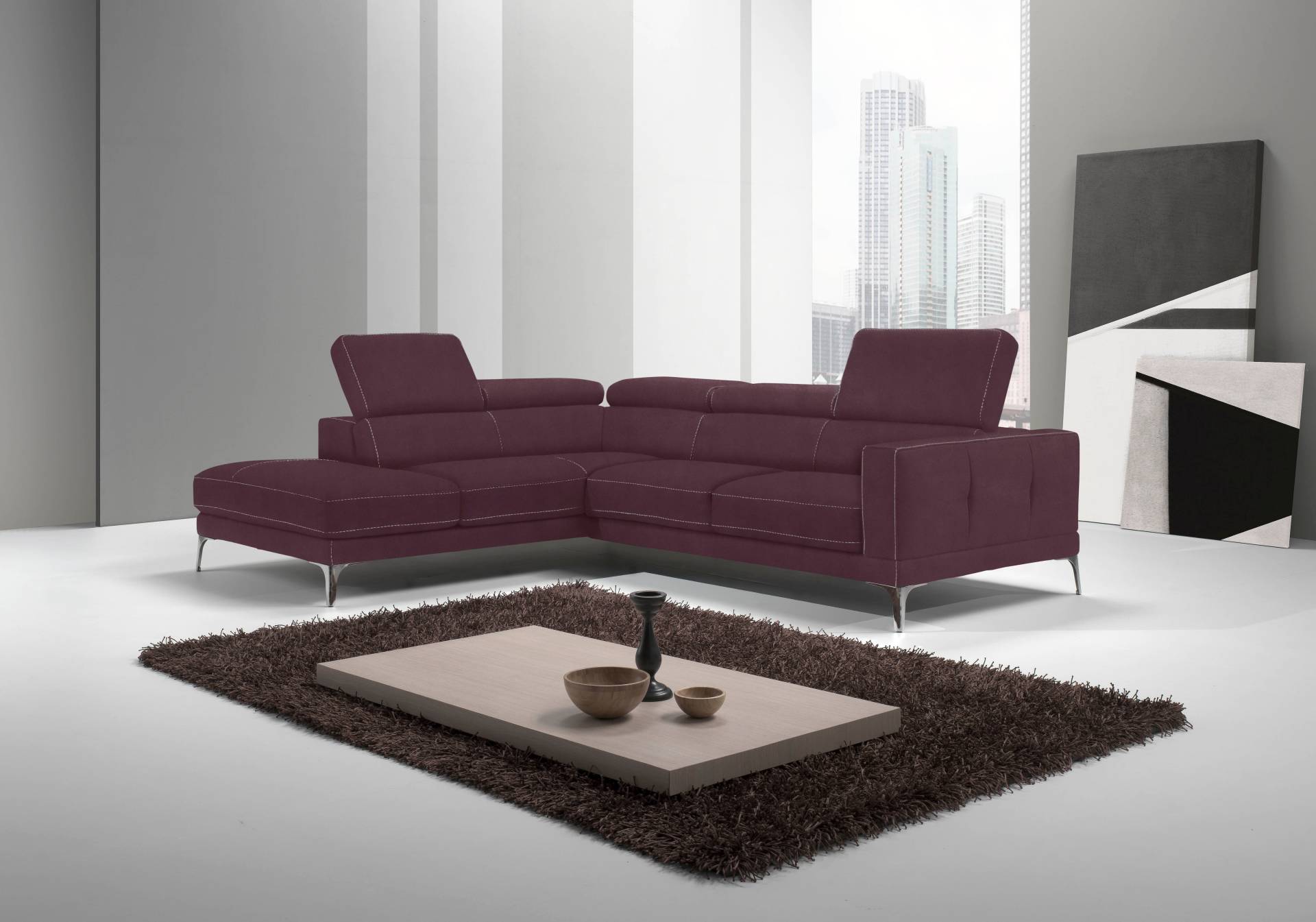 Egoitaliano Ecksofa »Claudie, Designsofa mit extrakomfortablem Sitzkomfort«, Inkl. Kopfteilverstellung, L-Form Egoitaliano Ecksofa »Claudie, Designsofa mit extrakomfortablem Sitzkomfort«, Inkl. Kopfteilverstellung, L-Form von Egoitaliano