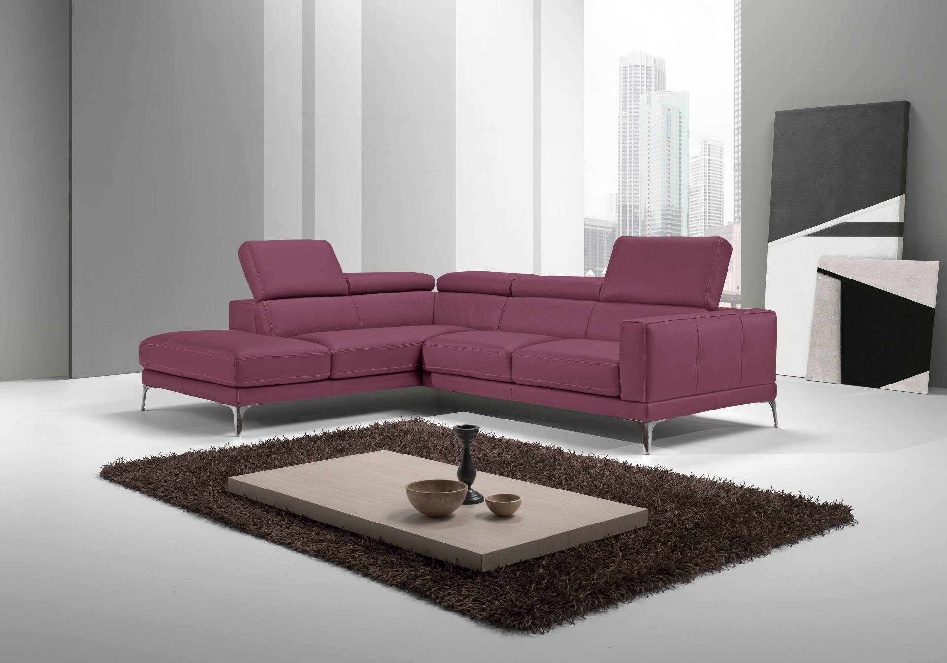 Egoitaliano Ecksofa »Claudie, Designsofa mit extrakomfortablem Sitzkomfort«, Inkl. Kopfteilverstellung, L-Form Egoitaliano Ecksofa »Claudie, Designsofa mit extrakomfortablem Sitzkomfort«, Inkl. Kopfteilverstellung, L-Form von Egoitaliano
