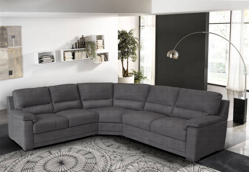 Egoitaliano Ecksofa »Doris, modernes Designerecksofa in hochwertigen Microfaserqualitäten«, edle Detailverarbeitung, wahlweise fleckenabweisend oder in Lederoptik von Egoitaliano