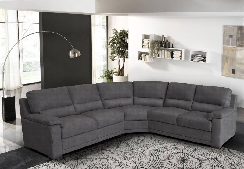 Egoitaliano Ecksofa »Doris, modernes Designerecksofa in hochwertigen Microfaserqualitäten«, edle Detailverarbeitung, wahlweise fleckenabweisend oder in Lederoptik von Egoitaliano