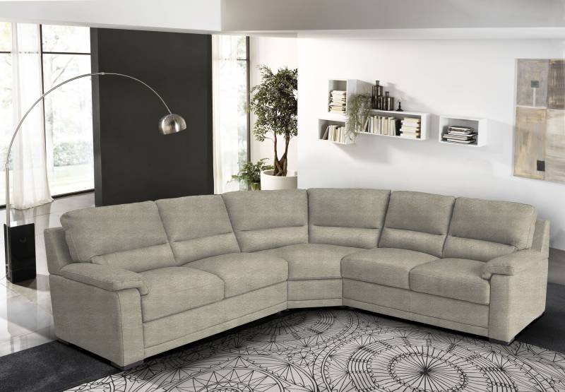 Egoitaliano Ecksofa »Doris, modernes Designerecksofa in hochwertigen Microfaserqualitäten«, edle Detailverarbeitung, wahlweise fleckenabweisend oder in Lederoptik von Egoitaliano