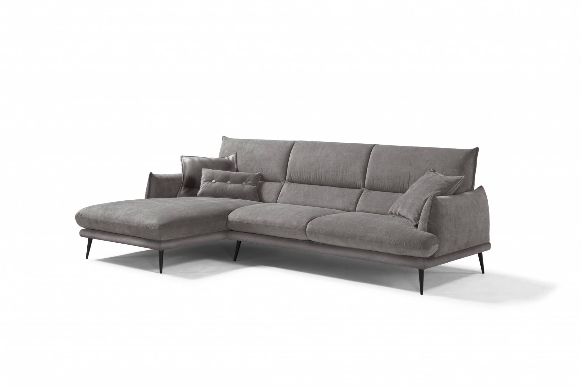 Egoitaliano Ecksofa »FUNNY, hochwertiges und aktuelles Design, bequeme Rückenlehne«, hochwertiger Sitzkomfort, L-Form von Egoitaliano