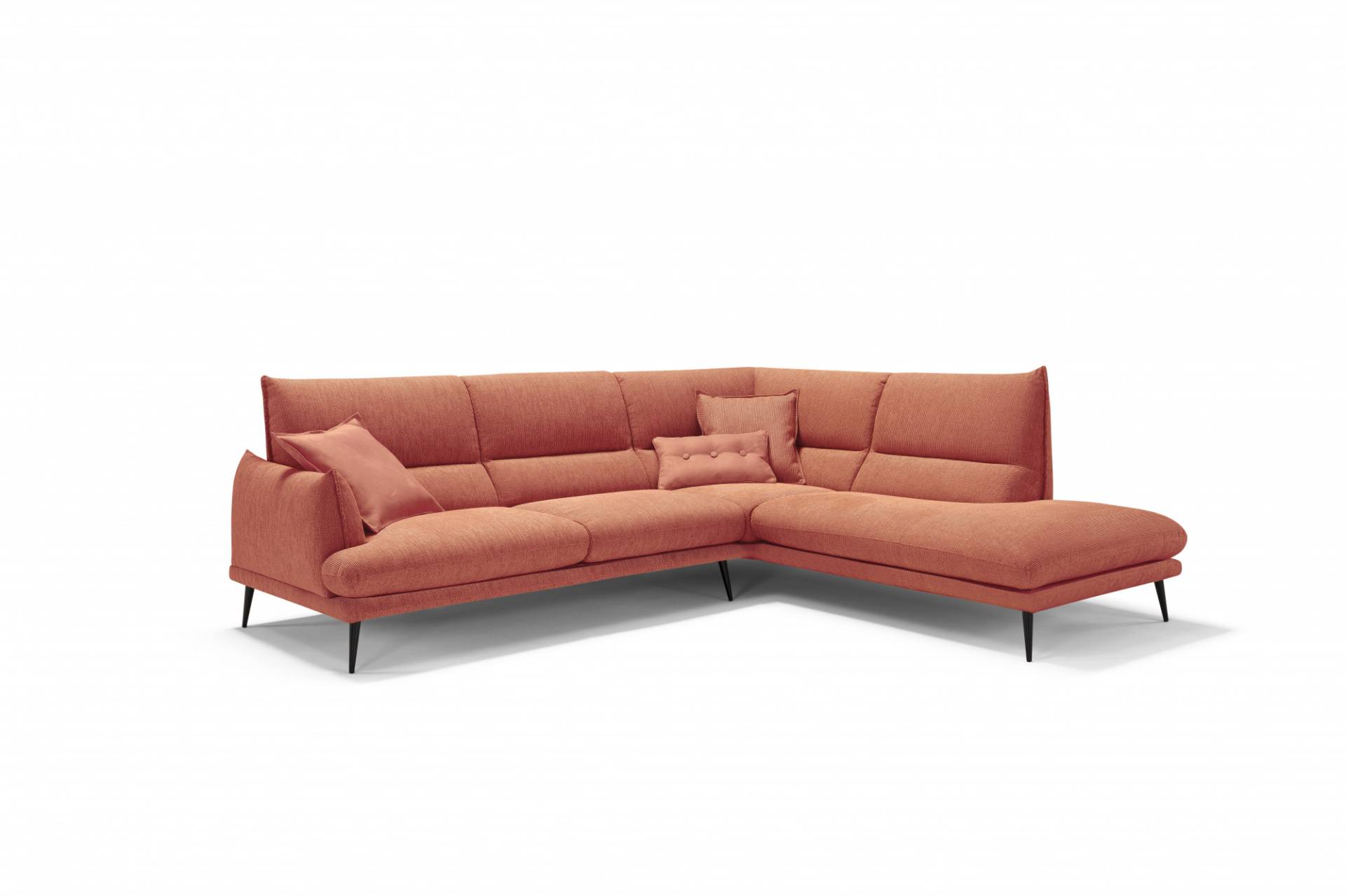 Egoitaliano Ecksofa »FUNNY, hochwertiges und aktuelles Design, bequeme Rückenlehne«, toller Sitzkomfort, L-Form von Egoitaliano