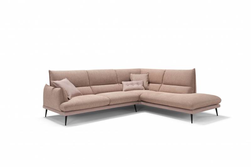 Egoitaliano Ecksofa »FUNNY, hochwertiges und aktuelles Design, bequeme Rückenlehne«, toller Sitzkomfort, L-Form von Egoitaliano