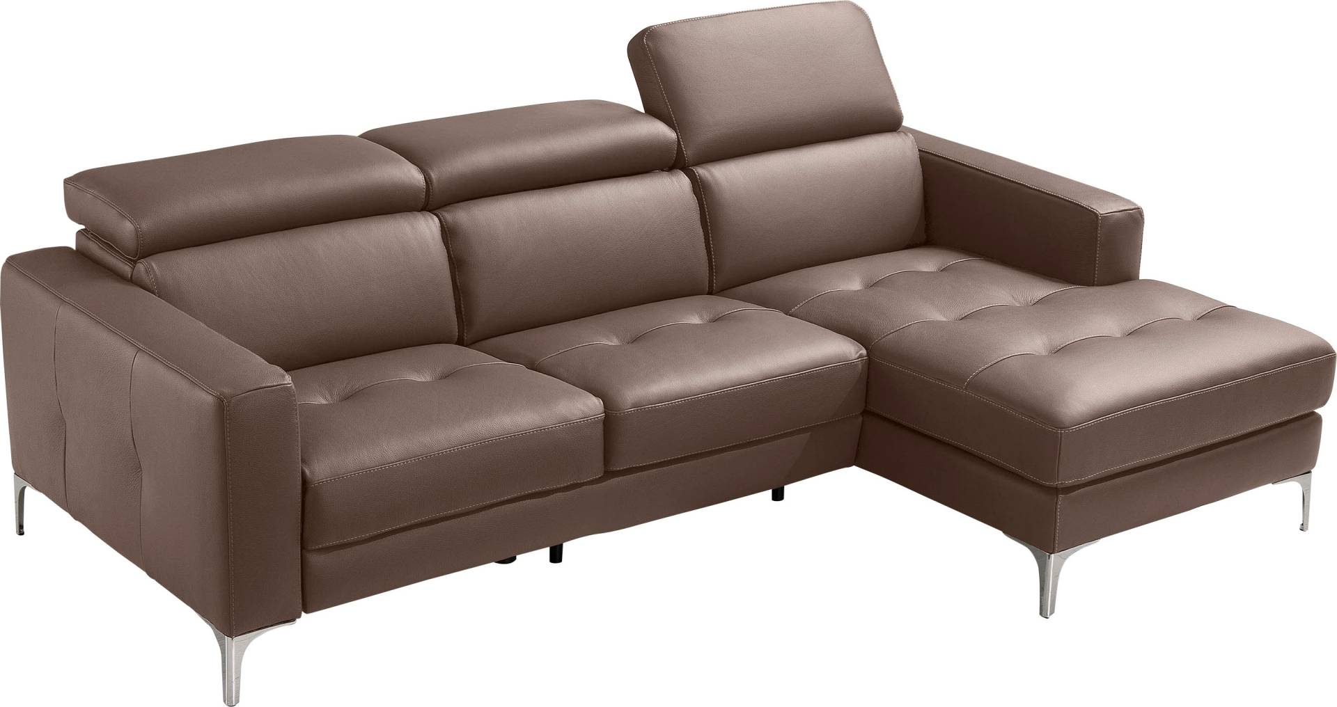 Egoitaliano Ecksofa »Matt, erstklassiger Sitzkomfort, aufwendige Detailverarbeitung, L-Form«, mit verstellbaren Kopfteilen zum Relaxen Egoitaliano Ecksofa »Matt, erstklassiger Sitzkomfort, aufwendige Detailverarbeitung, L-Form«, mit verstellbaren Kopfteilen zum Relaxen von Egoitaliano