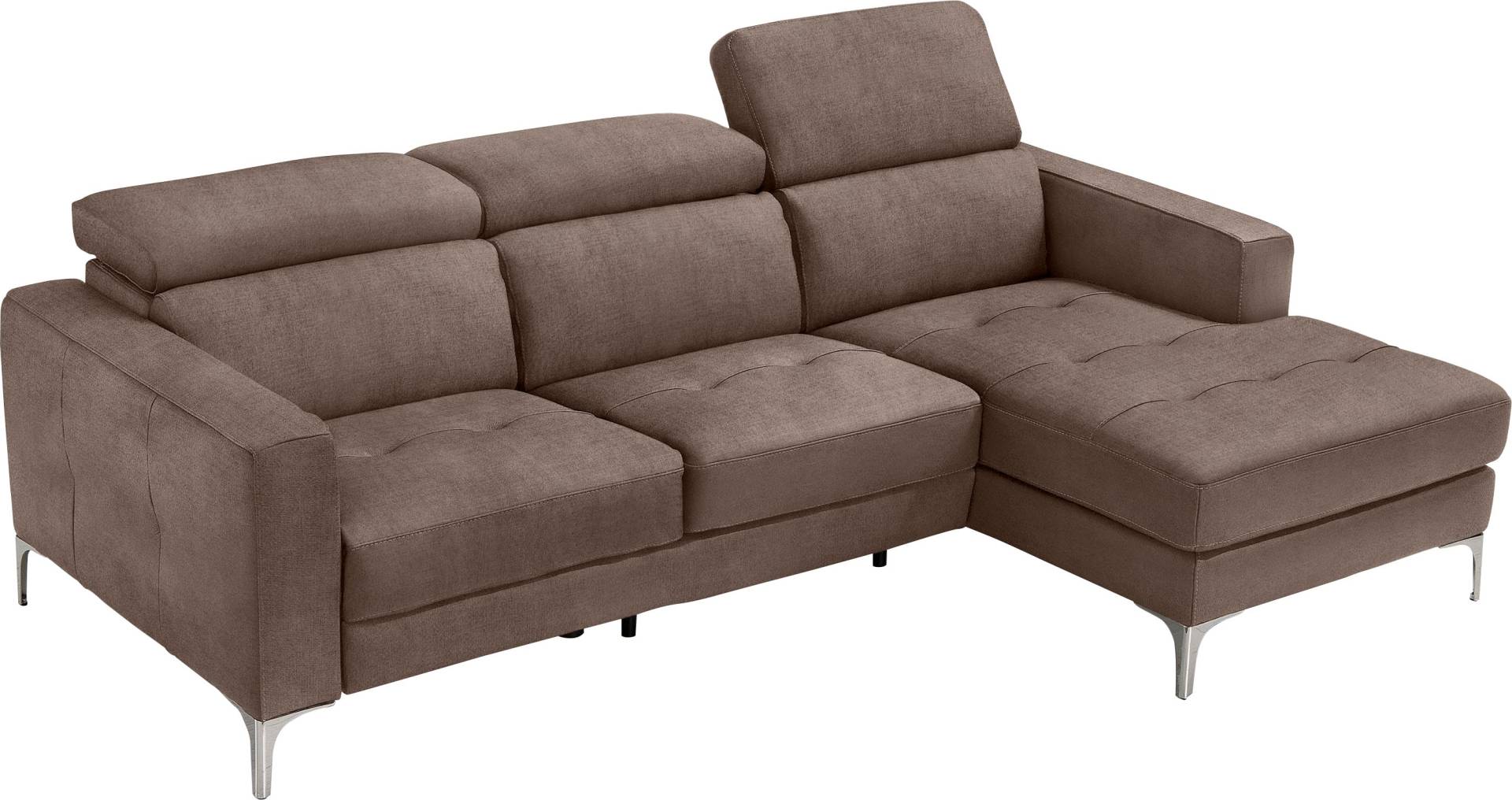 Egoitaliano Ecksofa »Matt, erstklassiger Sitzkomfort, aufwendige Detailverarbeitung, L-Form«, mit verstellbaren Kopfteilen zum Relaxen Egoitaliano Ecksofa »Matt, erstklassiger Sitzkomfort, aufwendige Detailverarbeitung, L-Form«, mit verstellbaren Kopfteilen zum Relaxen von Egoitaliano