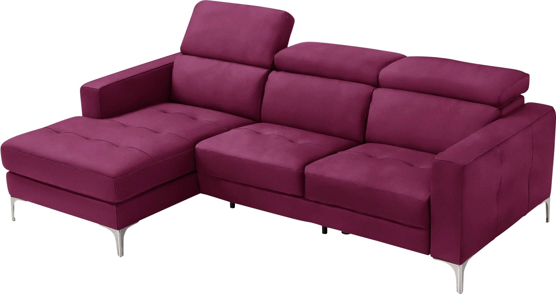 Egoitaliano Ecksofa »Matt, erstklassiger Sitzkomfort, aufwendige Detailverarbeitung, L-Form«, mit verstellbaren Kopfteilen zum Relaxen Egoitaliano Ecksofa »Matt, erstklassiger Sitzkomfort, aufwendige Detailverarbeitung, L-Form«, mit verstellbaren Kopfteilen zum Relaxen von Egoitaliano