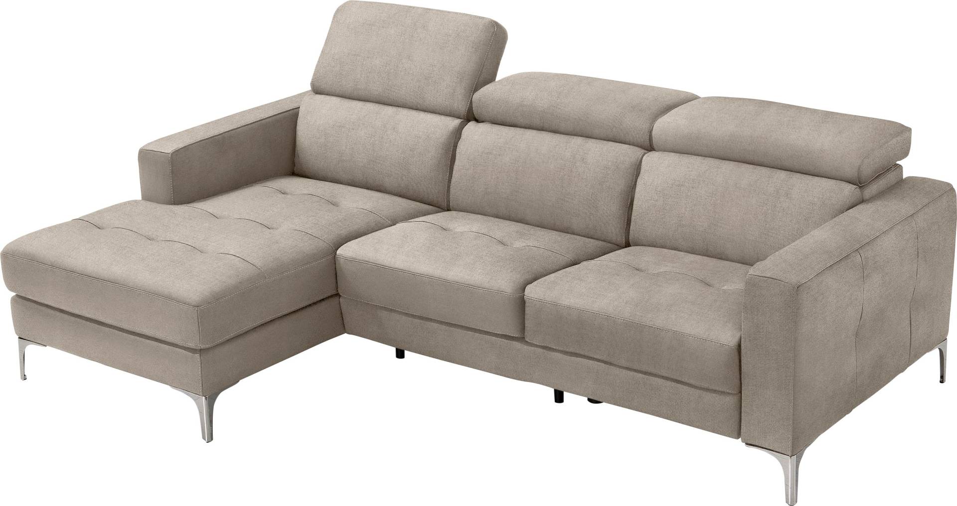 Egoitaliano Ecksofa »Matt, erstklassiger Sitzkomfort, aufwendige Detailverarbeitung, L-Form«, mit verstellbaren Kopfteilen zum Relaxen Egoitaliano Ecksofa »Matt, erstklassiger Sitzkomfort, aufwendige Detailverarbeitung, L-Form«, mit verstellbaren Kopfteilen zum Relaxen von Egoitaliano