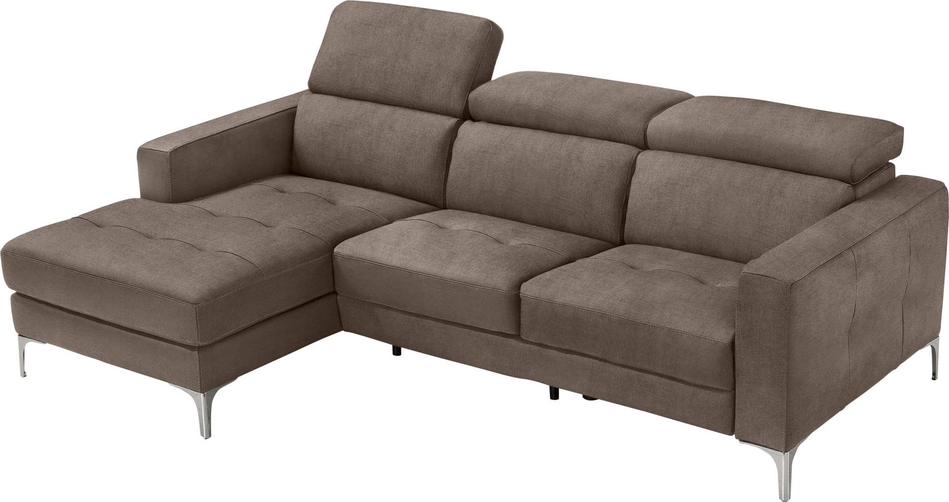 Egoitaliano Ecksofa »Matt, erstklassiger Sitzkomfort, aufwendige Detailverarbeitung, L-Form«, mit verstellbaren Kopfteilen zum Relaxen Egoitaliano Ecksofa »Matt, erstklassiger Sitzkomfort, aufwendige Detailverarbeitung, L-Form«, mit verstellbaren Kopfteilen zum Relaxen von Egoitaliano