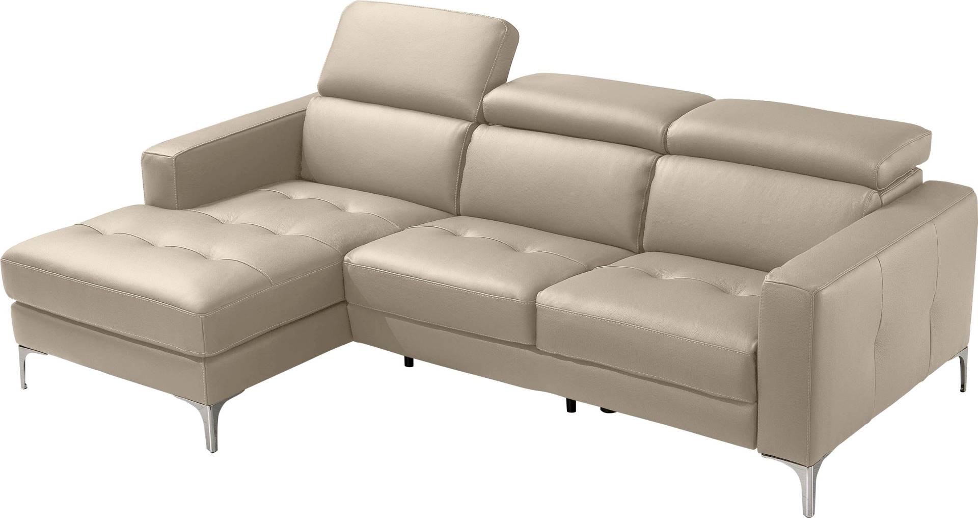 Egoitaliano Ecksofa »Matt, erstklassiger Sitzkomfort, aufwendige Detailverarbeitung, L-Form«, mit verstellbaren Kopfteilen zum Relaxen Egoitaliano Ecksofa »Matt, erstklassiger Sitzkomfort, aufwendige Detailverarbeitung, L-Form«, mit verstellbaren Kopfteilen zum Relaxen von Egoitaliano