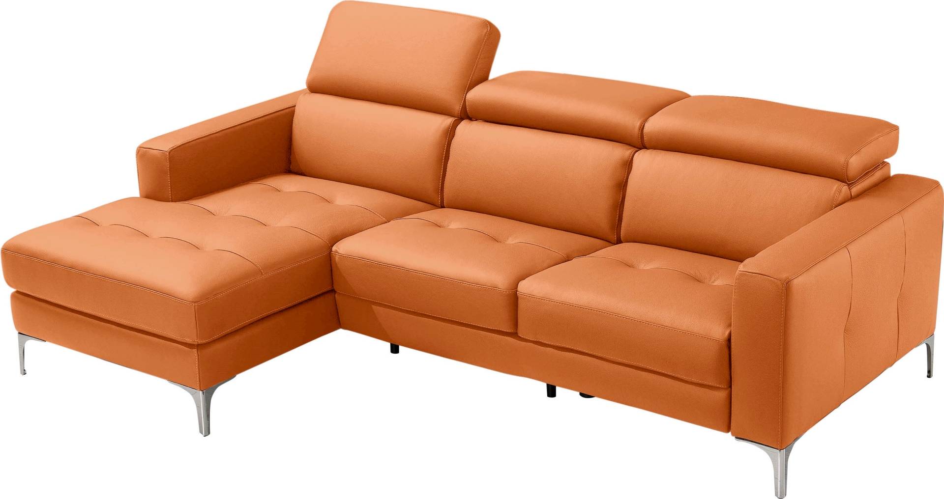 Egoitaliano Ecksofa »Matt, erstklassiger Sitzkomfort, aufwendige Detailverarbeitung, L-Form«, mit verstellbaren Kopfteilen zum Relaxen Egoitaliano Ecksofa »Matt, erstklassiger Sitzkomfort, aufwendige Detailverarbeitung, L-Form«, mit verstellbaren Kopfteilen zum Relaxen von Egoitaliano
