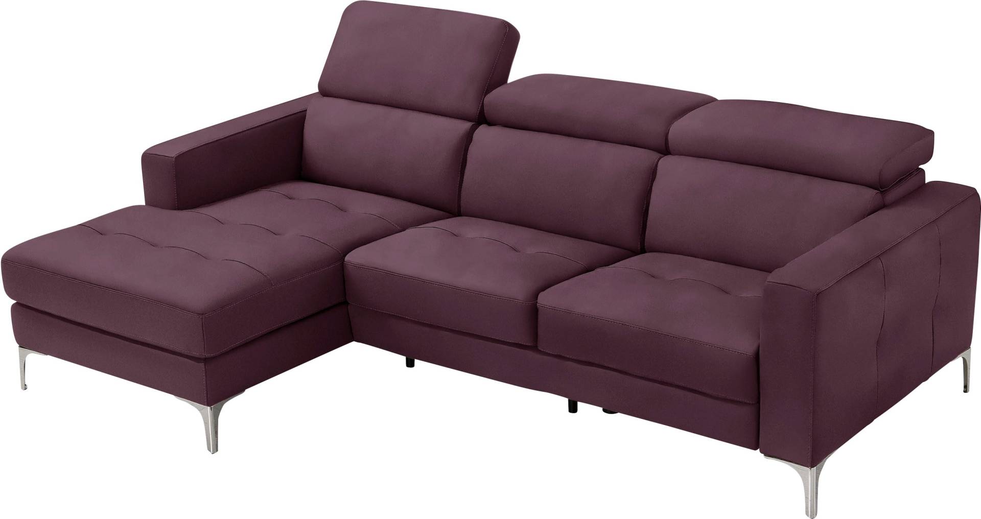 Egoitaliano Ecksofa »Matt, erstklassiger Sitzkomfort, aufwendige Detailverarbeitung, L-Form«, mit verstellbaren Kopfteilen zum Relaxen Egoitaliano Ecksofa »Matt, erstklassiger Sitzkomfort, aufwendige Detailverarbeitung, L-Form«, mit verstellbaren Kopfteilen zum Relaxen von Egoitaliano