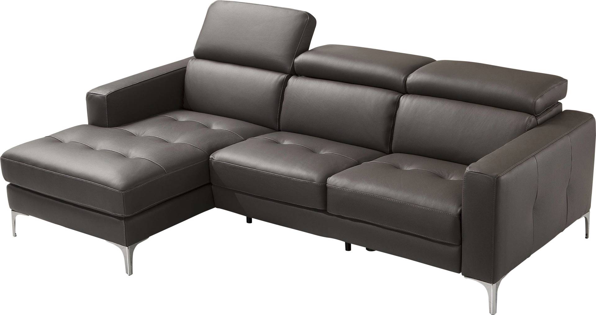 Egoitaliano Ecksofa »Matt, erstklassiger Sitzkomfort, aufwendige Detailverarbeitung, L-Form«, mit verstellbaren Kopfteilen zum Relaxen Egoitaliano Ecksofa »Matt, erstklassiger Sitzkomfort, aufwendige Detailverarbeitung, L-Form«, mit verstellbaren Kopfteilen zum Relaxen von Egoitaliano