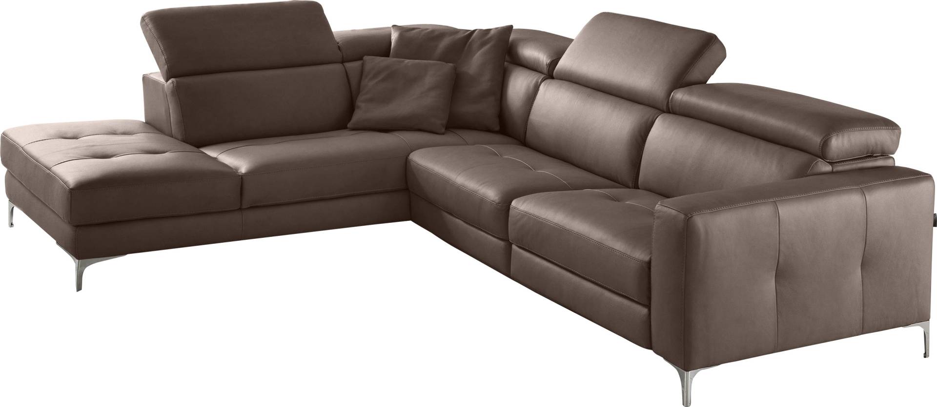 Egoitaliano Ecksofa »Matt, hoher Sitzkomfort und aufwendige Detailverarbeitung, L-Form«, mit Ottomane, inkl. verstellbarer Kopfteile zum Relaxen Egoitaliano Ecksofa »Matt, hoher Sitzkomfort und aufwendige Detailverarbeitung, L-Form«, mit Ottomane, inkl. verstellbarer Kopfteile zum Relaxen von Egoitaliano